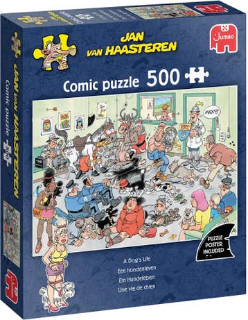 Jan van Haasteren - Een Hondenleven Puzzel (500 stukjes) |, Verzenden, Nieuw