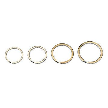 Sleutelring vlak 34 mm 10 st., Verzamelen, Sleutelhangers, Verzenden, Nieuw