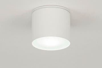 Rietveld Plafondlampen - Wit - Aluminium, Huis en Inrichting, Lampen | Plafondlampen, Verzenden, Nieuw