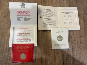 Vaticaan. 2 Euro 2024/2025 Guglielmo Marconi + Sede