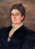 Nicolas Van de Eeden (1856-1918) - Ritratto di gentildonna, Antiek en Kunst, Kunst | Schilderijen | Klassiek