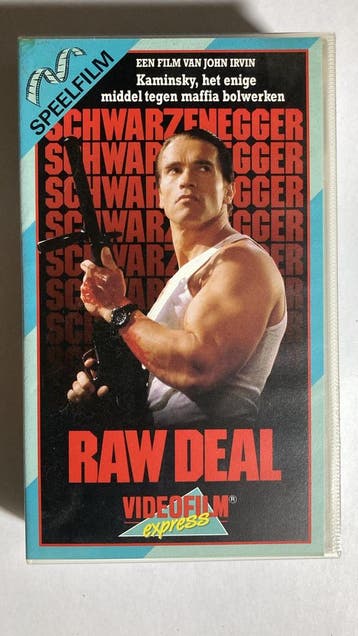RAW DEAL (VHS), Cd's en Dvd's, Verzenden, Gebruikt