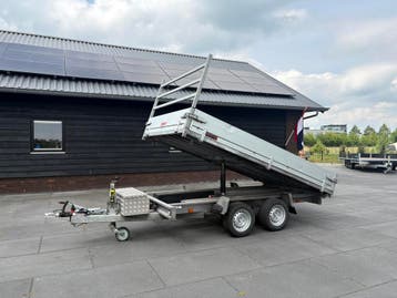 Anssems 3-zijdige kipper 305 x 178 cm incl rijplaten en kist, Ophalen, Gebruikt