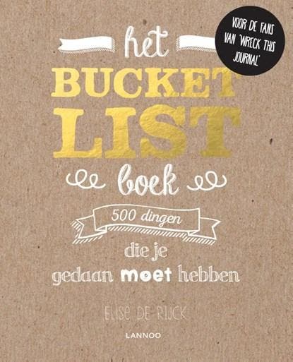 Het Bucketlist boek | 9789401423618 | Elise De Rijck, Boeken, Hobby en Vrije tijd, Zo goed als nieuw, Ophalen of Verzenden