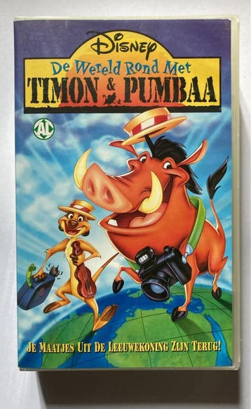 AROUND THE WORLD WITH TIMON AND PUMBAA (VHS), Verzenden, Gebruikt