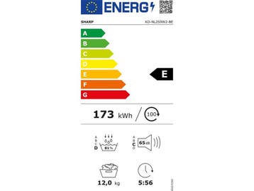 Sharp KDNL2S9W2BE - warmtepomp droger - 12KG - 15, Verzenden, Zo goed als nieuw