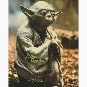 Star Wars - Signed by Dave Barclay (Yoda), Verzamelen, Nieuw