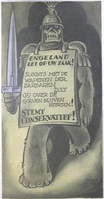 Spotprent over de Engelse verkiezingen (lijst optie), Verzenden