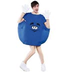 Blauw snoep kostuum volwassenen - Funny overig, Verzenden, Nieuw