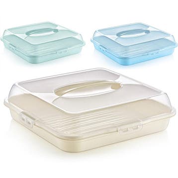 Lock & Fresh Vierkante Taartdoos 35 cm – Cake Bewaar- en, Ophalen of Verzenden, Nieuw