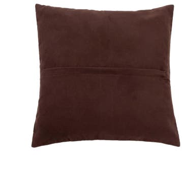Bazar Bizar De Four Panel Leather Kussenhoes - Chocolade -, Ophalen of Verzenden, Zo goed als nieuw, Bruin