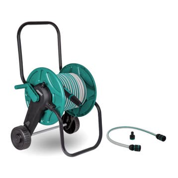 Slangenwagen met 20m tuinslang | Incl. spuitstuk en, Verzenden, Nieuw, Tuinslang