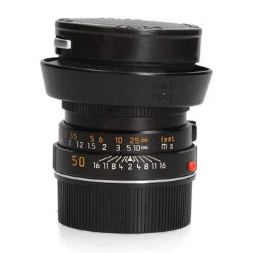 Leica 50mm Summicron-M f/2 (11819) - 1 jaar garantie, Audio, Tv en Foto, Fotografie | Lenzen en Objectieven, Ophalen of Verzenden