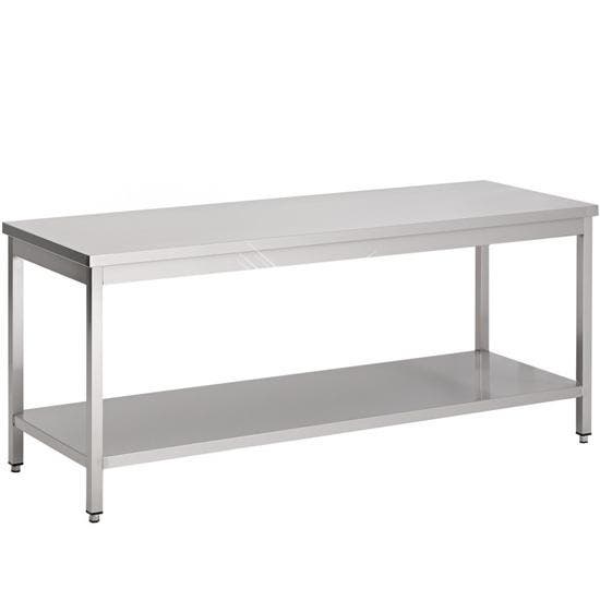 Rvs werktafel met bodemschap 1400x600x900 mm (Demontabel), Zakelijke goederen, Horeca | Meubilair en Inrichting, Nieuw in verpakking