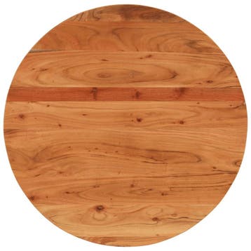 vidaXL Tafelblad rond Ø 90x2,5 cm massief acaciahout, Verzenden, Nieuw