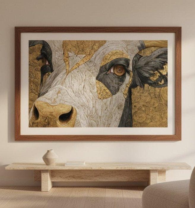 Karla Moon - Guernica Dorada XXL, Antiek en Kunst, Kunst | Schilderijen | Modern
