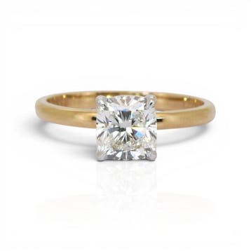 Ring - 18 karaat Geel goud, Witgoud - 1.52ct. tw. Diamant, Nieuw