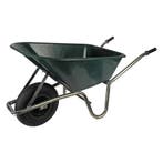 Kruiwagen Metaal 100 liter 152x60x68 cm Groen, Zakelijke goederen, Kantoor en Winkelinrichting | Magazijn, Stelling en Opslag