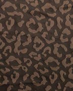 Viscose Jacquard Panter Bruin, Nieuw, Bruin