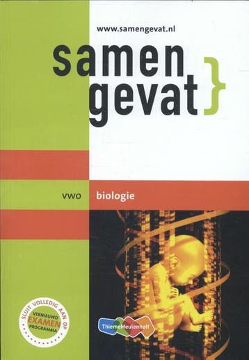 Samengevat Vwo Biologie 9789006078763, Zo goed als nieuw