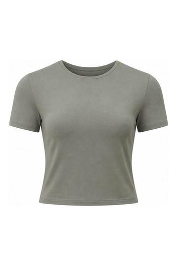 Organic Basics T-shirt in maat XL Groen, Kleding | Dames, T-shirts, Organic Basics, Verzenden, Zo goed als nieuw, Groen
