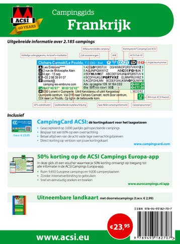 ACSI Campinggids Frankrijk 2025 / ACSI Campinggids ACSI, Verzenden, Gelezen, ACSI