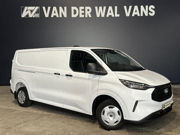 Ford Transit Custom 2.0 TDCI 136pk L2H1 Euro6 Airco | Camera, Stof, Gebruikt, Wit, Dealer onderhouden