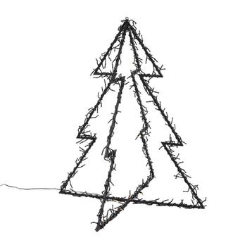 Kerst kerstboom zwart incl. LED IP44 - Brilli, Diversen, Verzenden, Nieuw