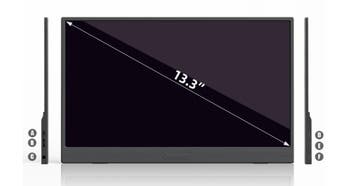 13” 4K Draagbare Monitor Ultra HD USB-C HDMI Tweede Scherm, Computers en Software, Monitoren, Verzenden, Nieuw
