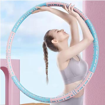 Verzwaarde Fitness Hoelahoep met Foam voor Taille Training, Sport en Fitness, Verzenden, Nieuw