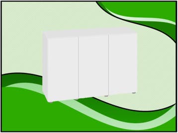 Aquael OptiSet 120 wit aquarium meubel (kasten, Meubels), Verzenden, Nieuw, Overige typen