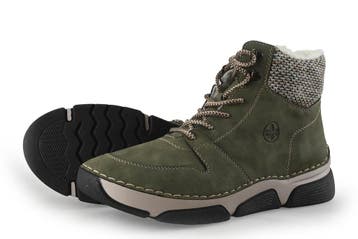 Rieker Snowboots in maat 42 Groen, Kleding | Dames, Verzenden, Snowboots, Zo goed als nieuw, Groen