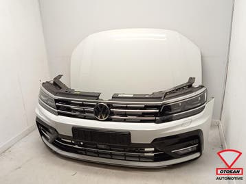 VW Tiguan 5NA R-Line Voorkop Compleet LC9A Vol LED Kop Bumpe, Ophalen, Gebruikt, Volkswagen