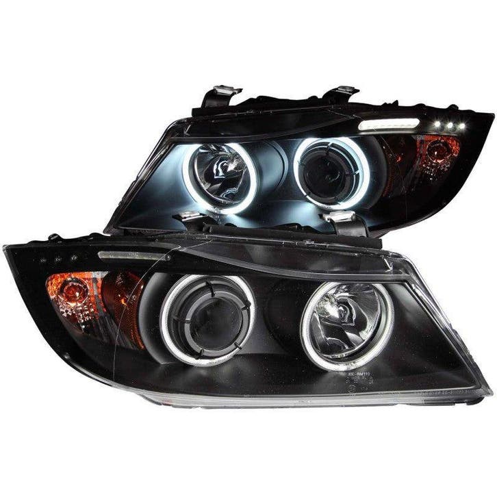 ANZO 2006-2008 BMW 3 Series E90-E91 Projector Headlights w/, Auto-onderdelen, Verlichting, Ophalen of Verzenden