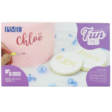PME Cijfers & Tekens Stempelset Fun Fonts - Collectie 1, Verzenden, Nieuw