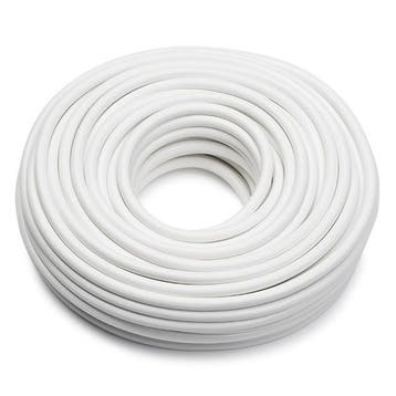 VMVL Kabel - Wit 2 x 1,0 mm2 - Rol van 50 meter, Ophalen of Verzenden, Nieuw, Groepenkast