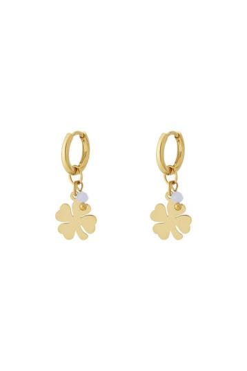 Goudlief Lucky girl-oorbellen (Oorbellen met druppelvorm), Sieraden, Tassen en Uiterlijk, Verzenden, Nieuw, Zilver, Overige materialen