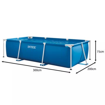 Intex Frame Pool 300x200x75 cm – Stevig Tuinzwembad, Ophalen of Verzenden, Nieuw