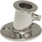Rvs Vlaggenstokhouder Boot 25mm 80 graden, Ophalen of Verzenden, Nieuw