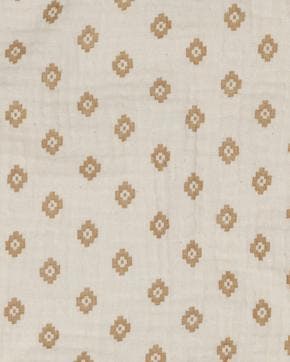 Double Gauze Katoen Bohemian Naturel, Nieuw, Overige kleuren