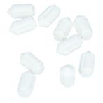 10 Aanslagdopjes voor deurkozijnen cilindrisch 7x13 mm wit, Verzenden, Nieuw