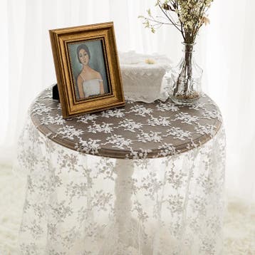 Tafelkleed Kant 100 bij 140cm Wit, Verzenden, Nieuw