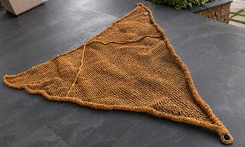 Schaduwdoek kokos driehoek 3x3x3m, Verzenden, Nieuw
