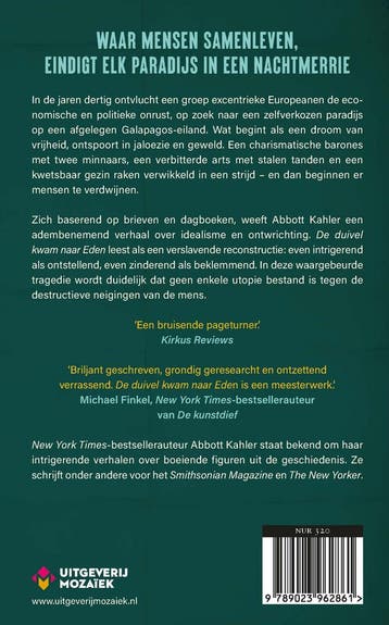 De duivel kwam naar Eden 9789023962861 Abbott Kahler, Verzenden, Zo goed als nieuw, Abbott Kahler