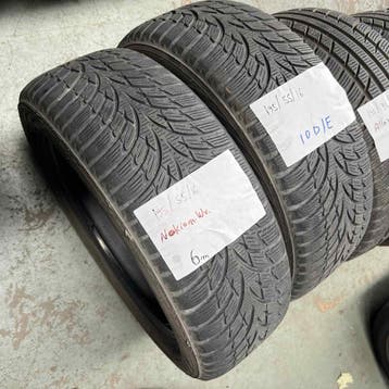 2 x Nokian 195-55-16 Winterbanden 6mm, Gebruikt, 16 inch, Band(en), Personenwagen