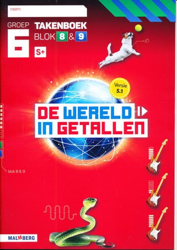 De Wereld  in Getallen versie 5.1 Takenboek blok 8 en 9 groe, Verzenden, Nieuw