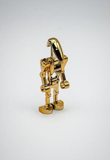 Lego Minifiguur - Star Wars - Chrome Bronze Battle Droid, Nieuw