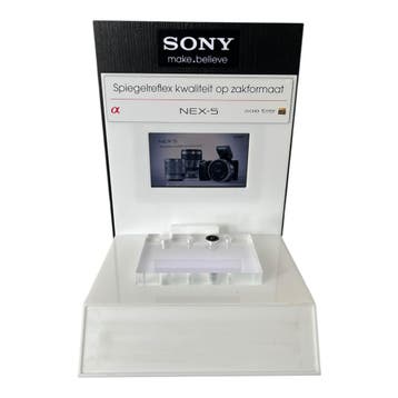 Sony Store / Winkel Display met LED Licht + Advertentie Sche, Verzenden, Zo goed als nieuw