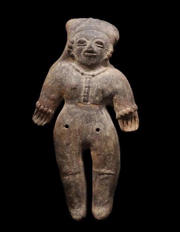 Jama Coaque Terracotta - Grote beeldje - 300 v.Chr. / 300