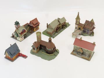 Faller, Pola H0 - o.a. 1710/1713 - Modeltreingebouwen (5) -, Nieuw